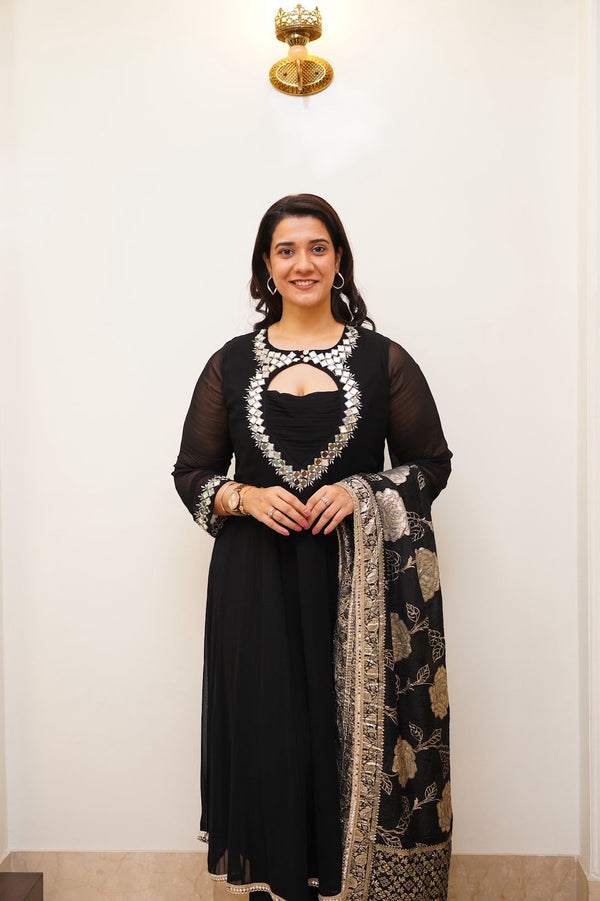 BLACK ANARKALI SUIT