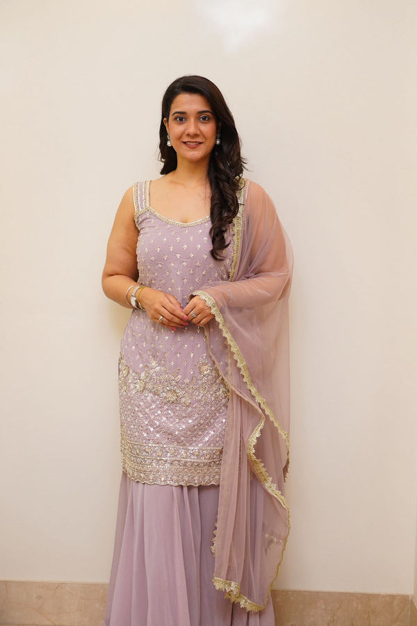 LILAC SHARARA SET